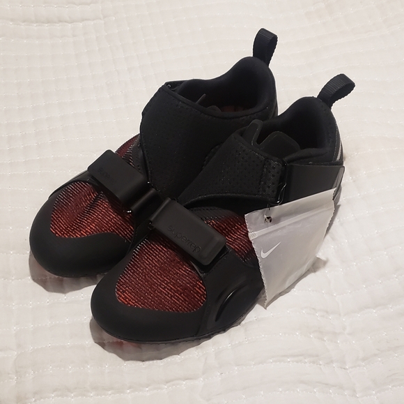 Nike NWOT SuperRep Cycle Black Hyper Crimson Indoor Cycling Shoes